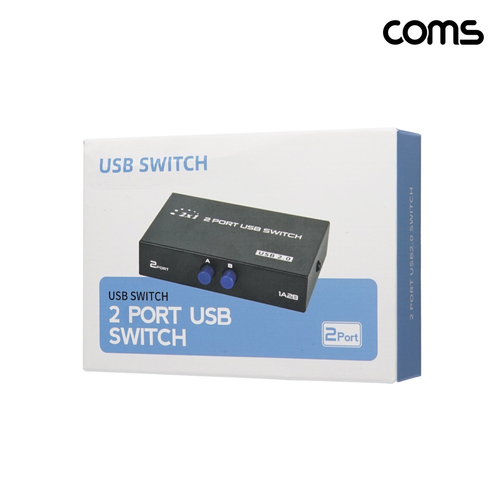 Coms USB 수동 선택기 2:1 스위치