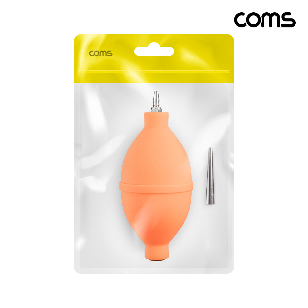 Coms 오렌지 소프트 에어블로워 펌프 카메라 렌즈 먼지제거