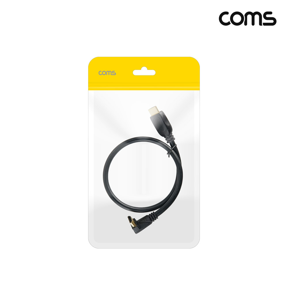 Coms HDMI 1.4 케이블 50cm 4K 꺾임