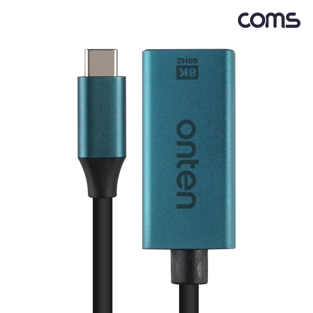 Coms C타입 to 디스플레이포트 컨버터 변환 C type DP 8K@60Hz UHD Displayport