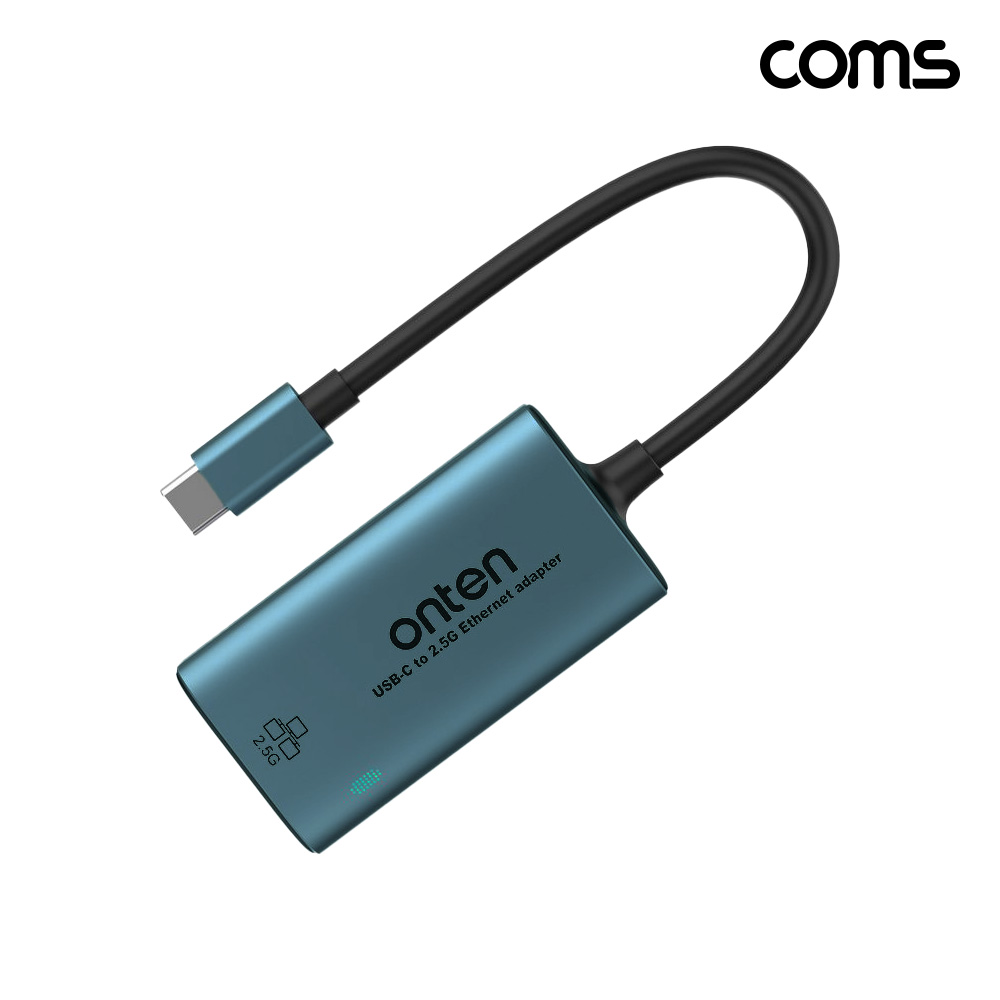 Coms USB-C to RJ45 기가비트 유선랜카드 C타입 2.5Gbps