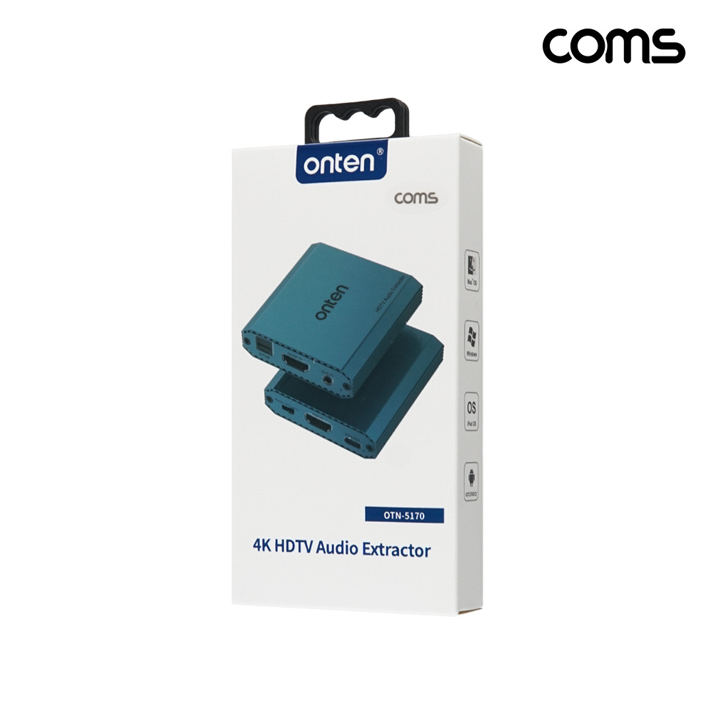 Coms 4K HDMI 오디오 추출기 HDMI+광+3.5mm