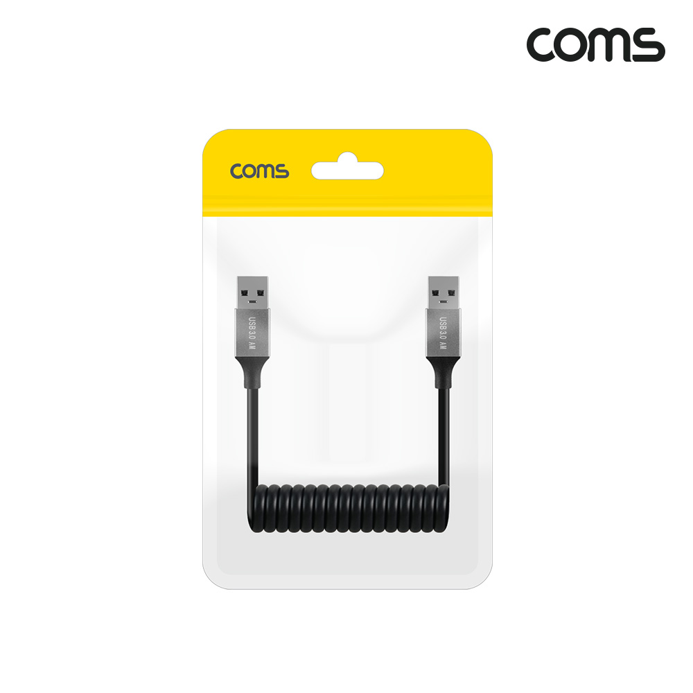 Coms USB 3.0 스프링 케이블 30cm~1M MM