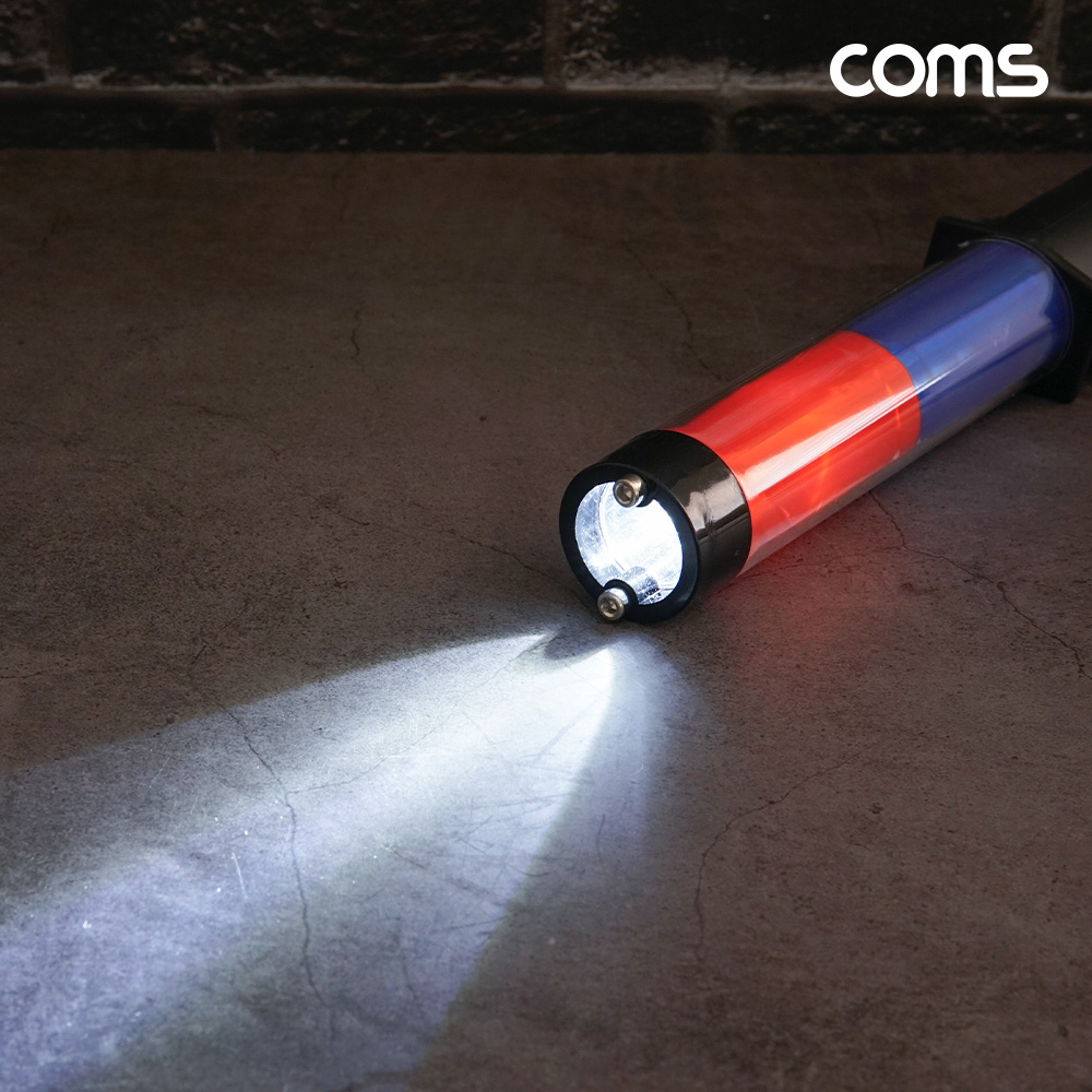 Coms 다기능 호루라기 LED 경광봉
