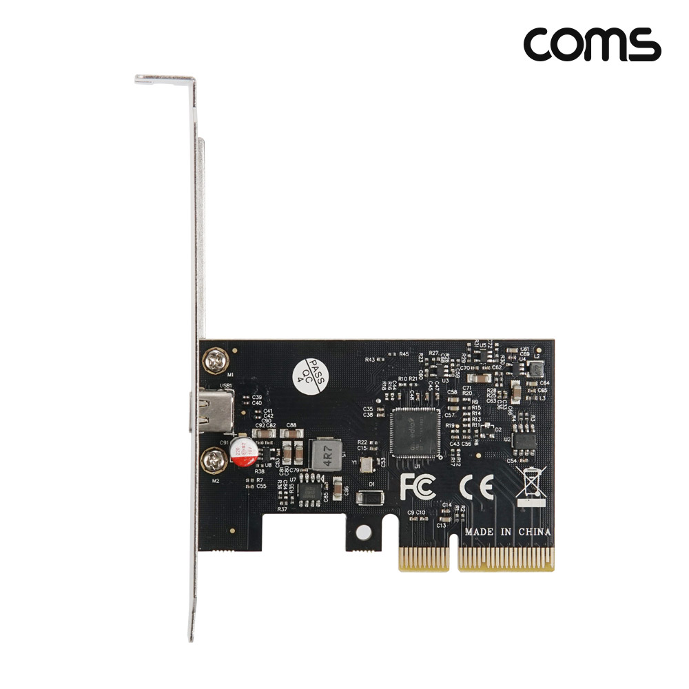 Coms PCIe x4 USB3.2 GEN2x2 연장 카드 20Gbps ASM3242