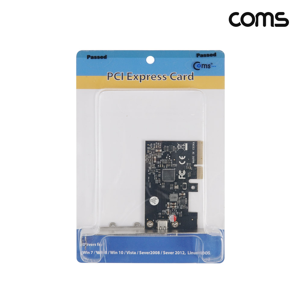 Coms PCIe x4 USB3.2 GEN2x2 연장 카드 20Gbps ASM3242