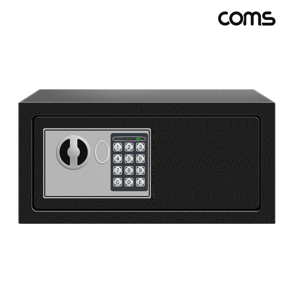 Coms 가정용 미니 스마트 금고 350x250x150mm 와이드형