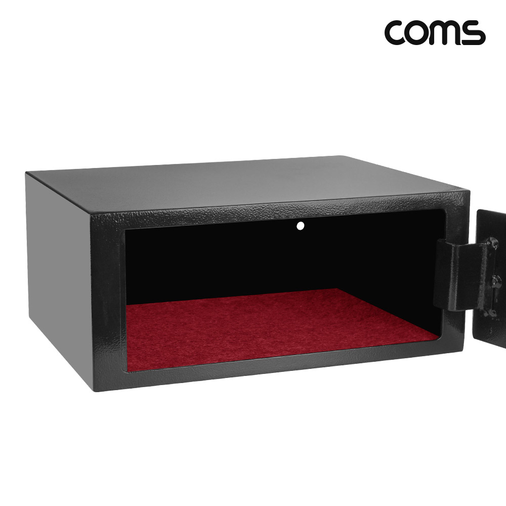 Coms 가정용 미니 스마트 금고 350x250x150mm 와이드형