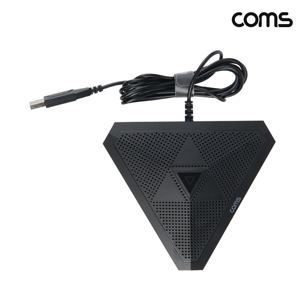 Coms USB 컨퍼런스 마이크 삼각 전방향 콘덴서 회의용