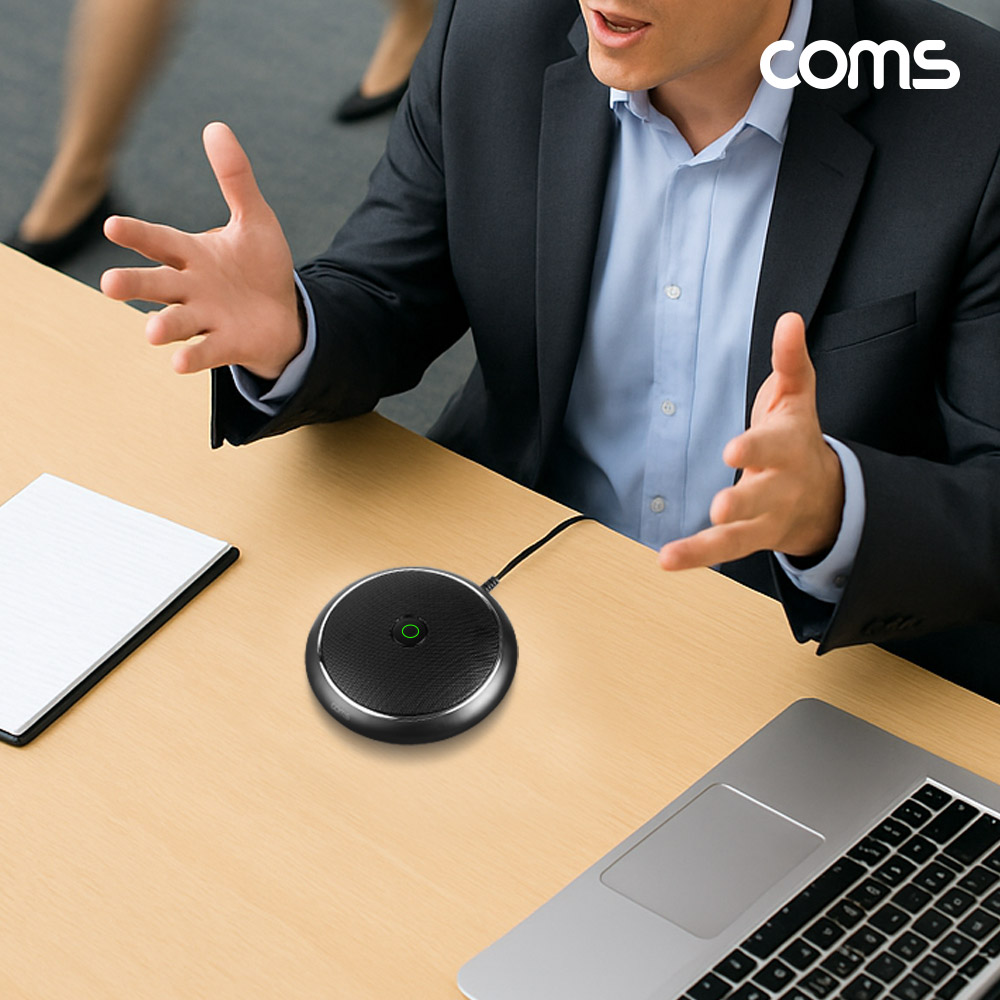 Coms USB 컨퍼런스 마이크 원형 전방향 콘덴서 회의용