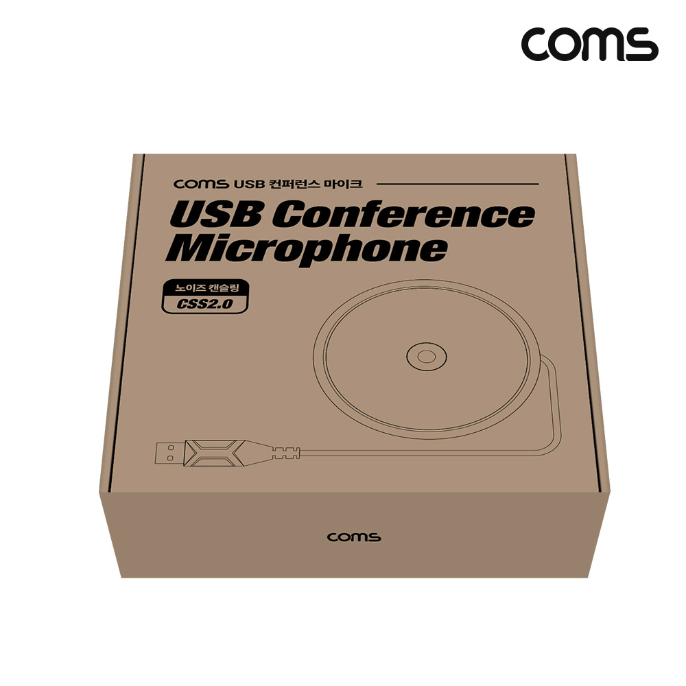 Coms USB 컨퍼런스 마이크 원형 전방향 콘덴서 회의용