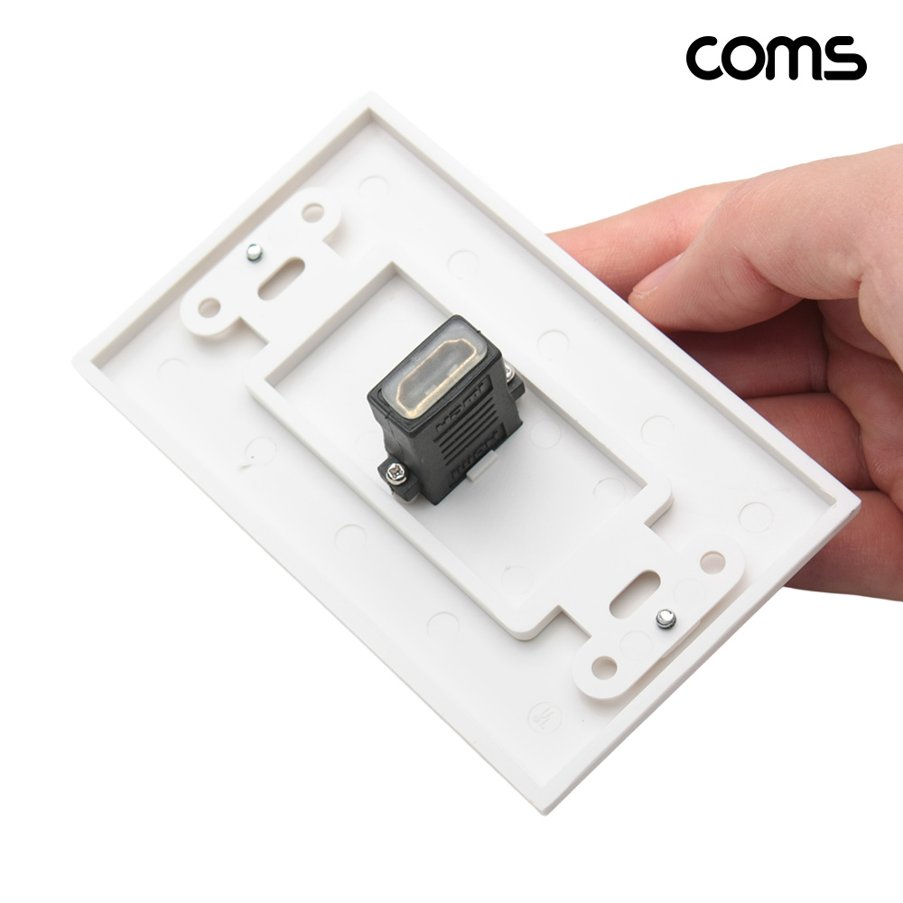 Coms HDMI 월 플레이트 1포트 2개 1세트