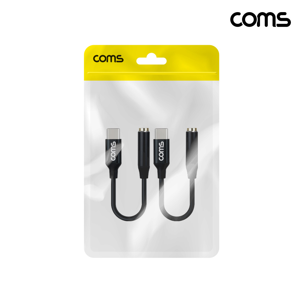 Coms C타입 3.5mm 이어폰 오디오 젠더 2개 1세트