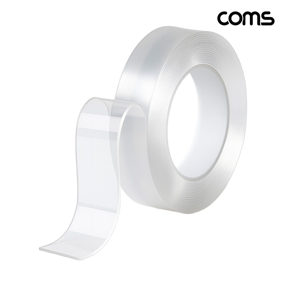 Coms 자국없는 초강력 접착 실리콘 양면 테이프 폭 3cm 두께 2mm