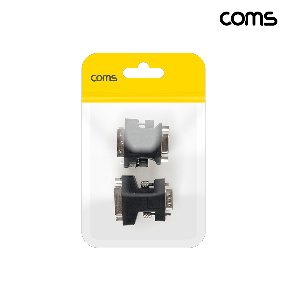 Coms DVI-E VGA 변환 젠더 2개 1세트