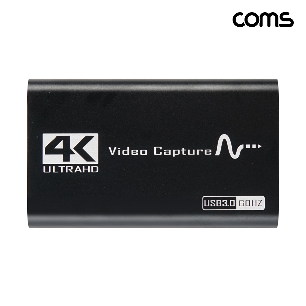 Coms USB 3.0 HDMI 캡쳐카드 스트리밍 실시간 비디오 녹화 C타입 변환젠더 제공 캡쳐보드
