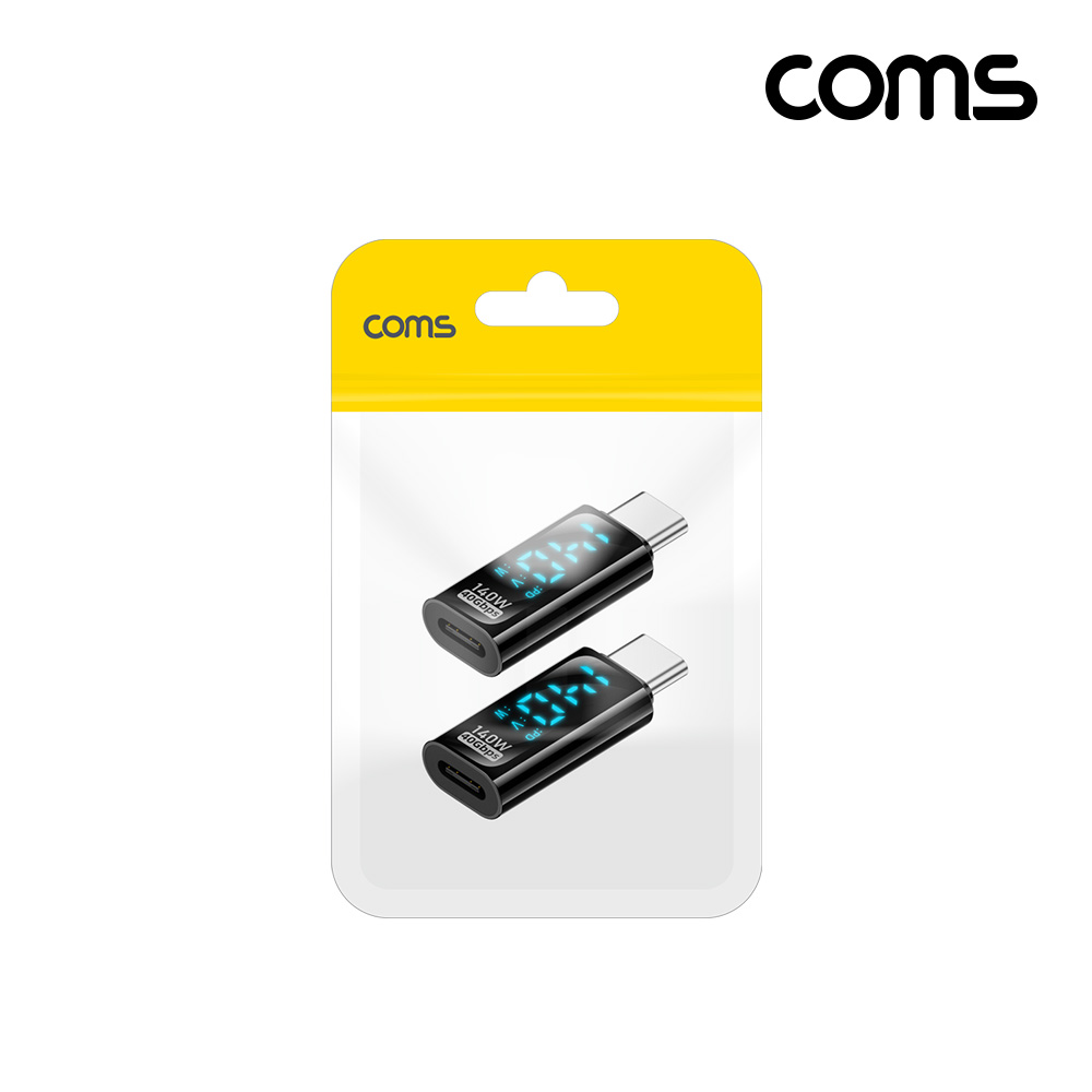 Coms C타입 연장 젠더 MF140W 40Gbps 8K 전압확인 2개입