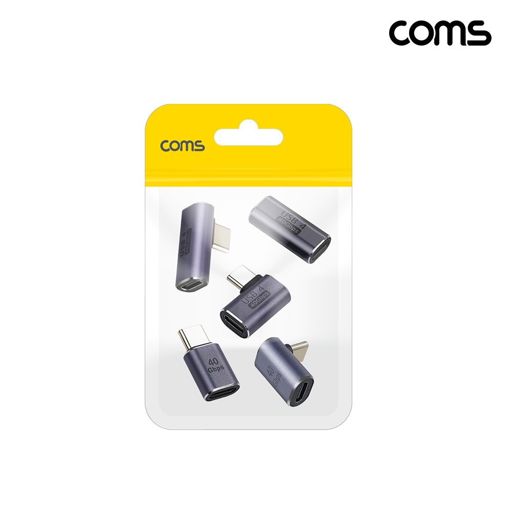 Coms USB C타입 4.0 연장젠더 MF 4개 FF 1개