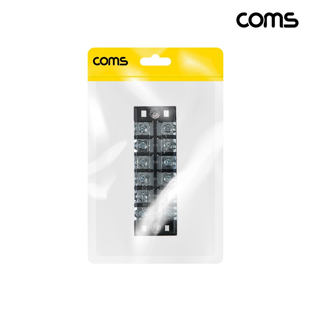 Coms TB-2506L 고정식 단자대 터미널 블록 나사 체결식