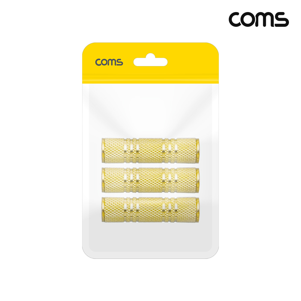 Coms 오디오 스테레오 연장 젠더 3.5mm ST FF 3개입
