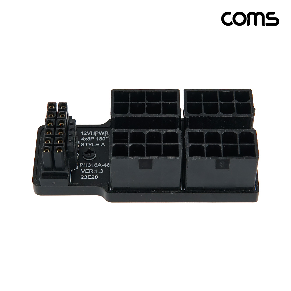 Coms ATX 3.0 RTX40 그래픽카드 전원 젠더 4x8핀 to 16핀 12VHPWR 600W PH316A-48 STYLE-A