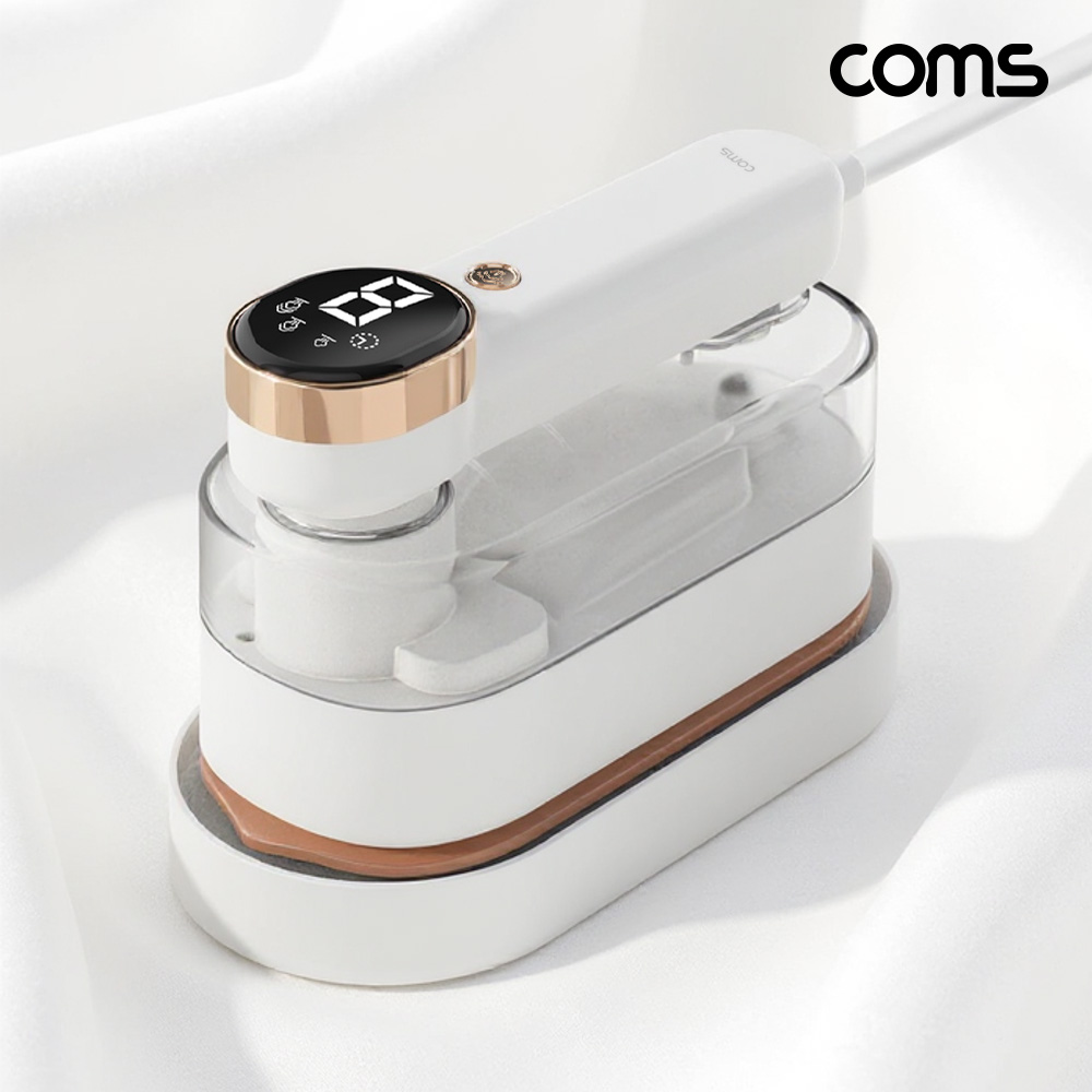 Coms 2in1 넓은열판 스팀조절 접이식 핸디 스팀다리미