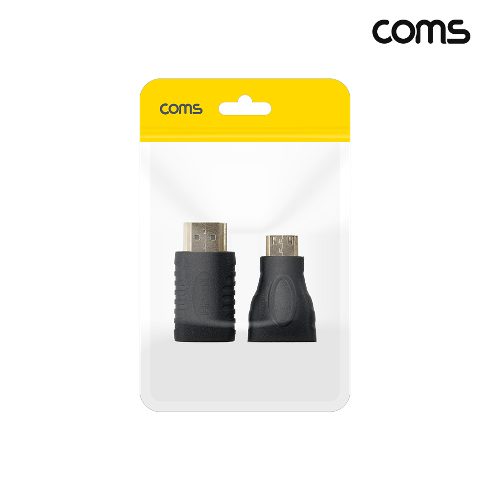 Coms Mini HDMI to HDMI1개 HDMI to Mini HDMI 1개 변환젠더 세트