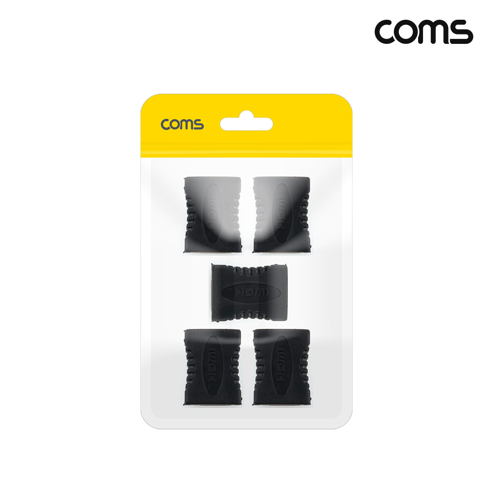 Coms HDMI FF 연장 젠더 5개입