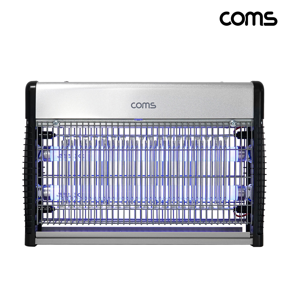 Coms UV LED 모기 퇴치기 12W 실내용 포충기 초파리 살충기 업소용 축사용