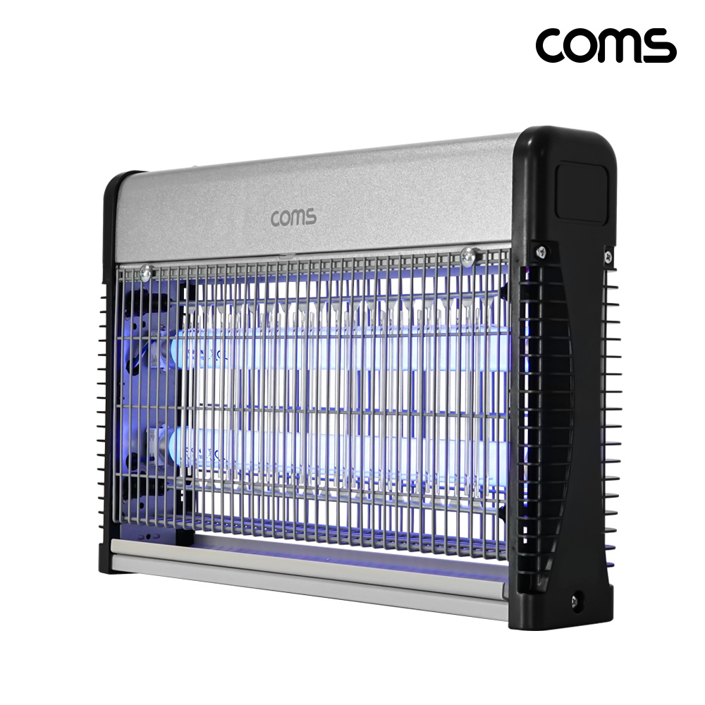 Coms UV LED 모기 퇴치기 12W 실내용 포충기 초파리 살충기 업소용 축사용