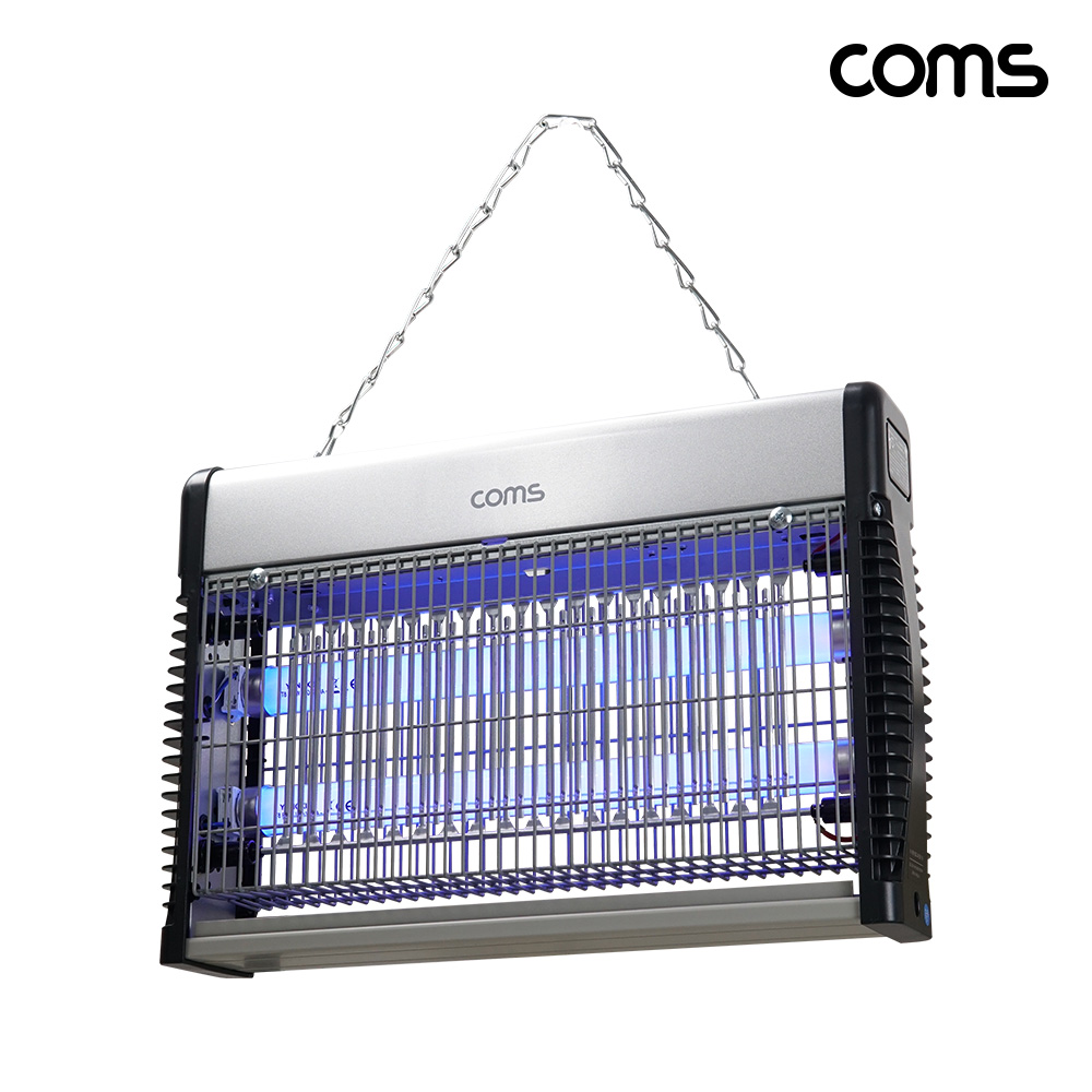 Coms UV LED 모기 퇴치기 12W 실내용 포충기 초파리 살충기 업소용 축사용