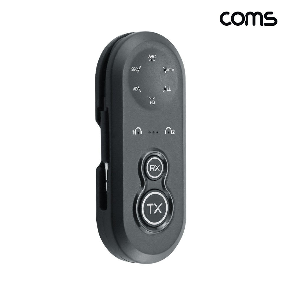 Coms 고음질 블루투스 오디오 송수신기 v5.4 AUX 스테레오 3.5mm 무선 휴대용 리시버 동글