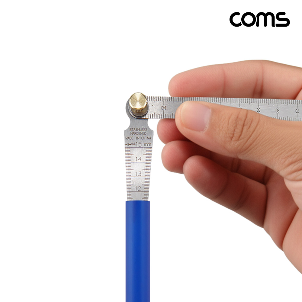 Coms 스테인리스 스틸 테이퍼 게이지 파이퍼 구멍 내경 측정