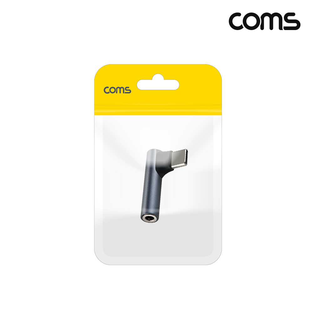 Coms C타입 오디오 변환 젠더 스테레오 이어폰 3.5mm AUX