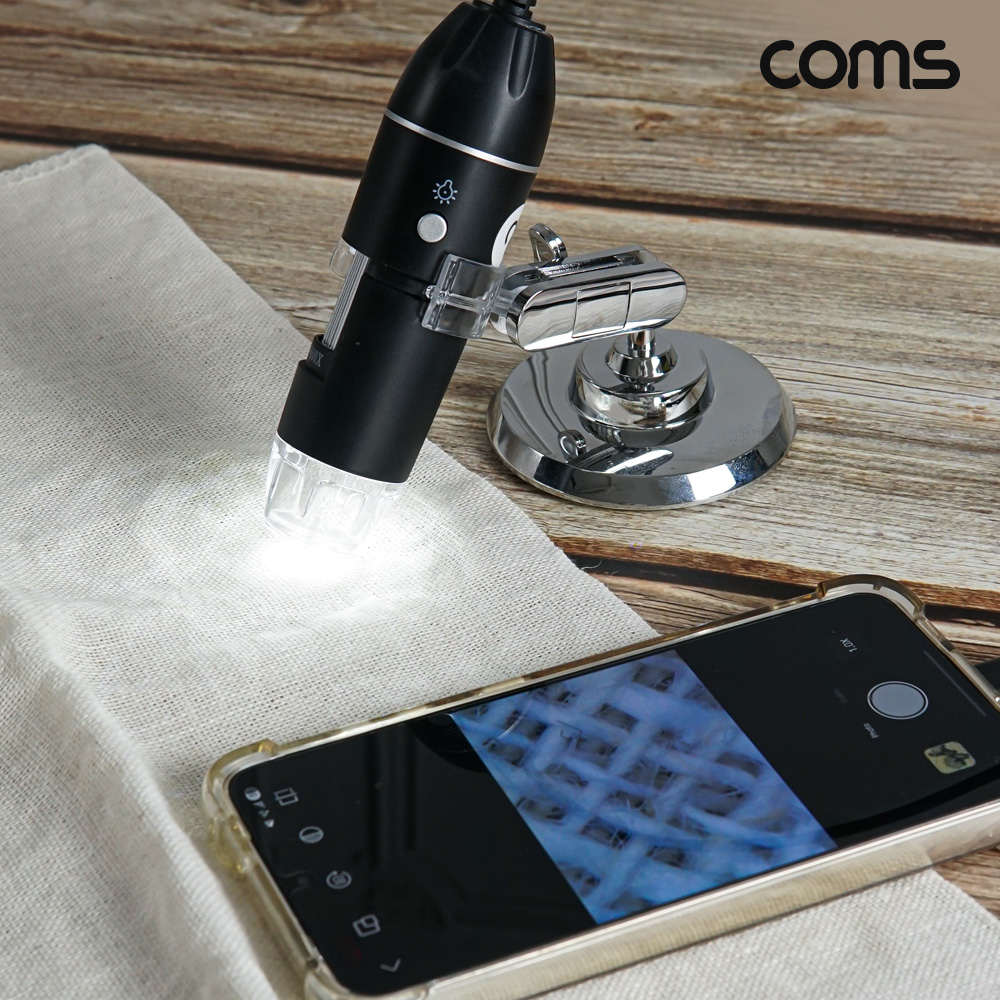 Coms 스마트폰 디지털 현미경 C타입 iOS 1600배율