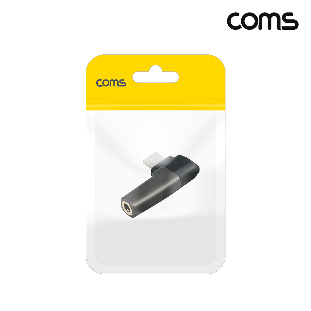 Coms C타입 오디오 변환 젠더 스테레오 이어폰 3.5mm AUX