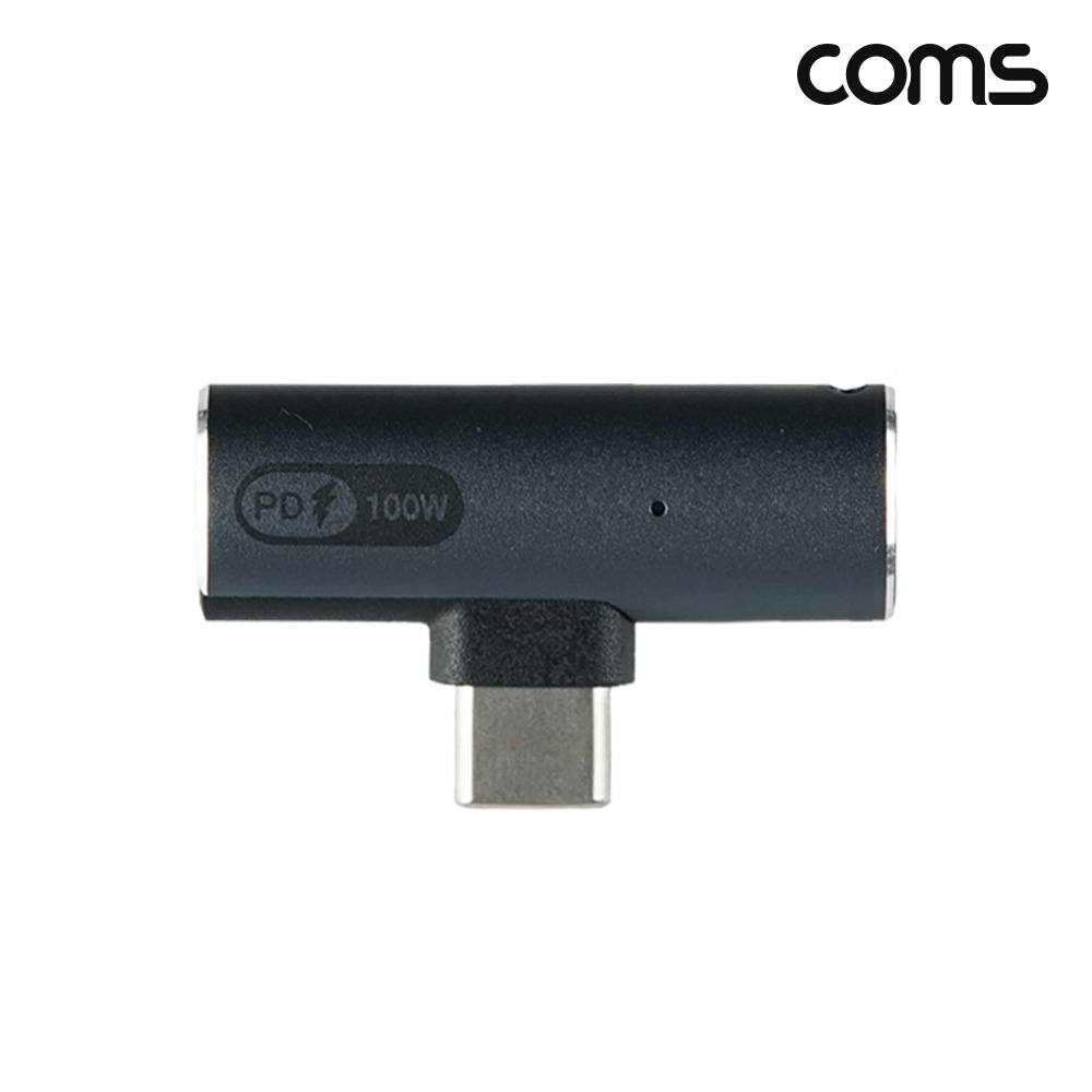 Coms C타입 이어폰 충전 젠더 USB-C 3.5mm 오디오 PD 100W 고속충전