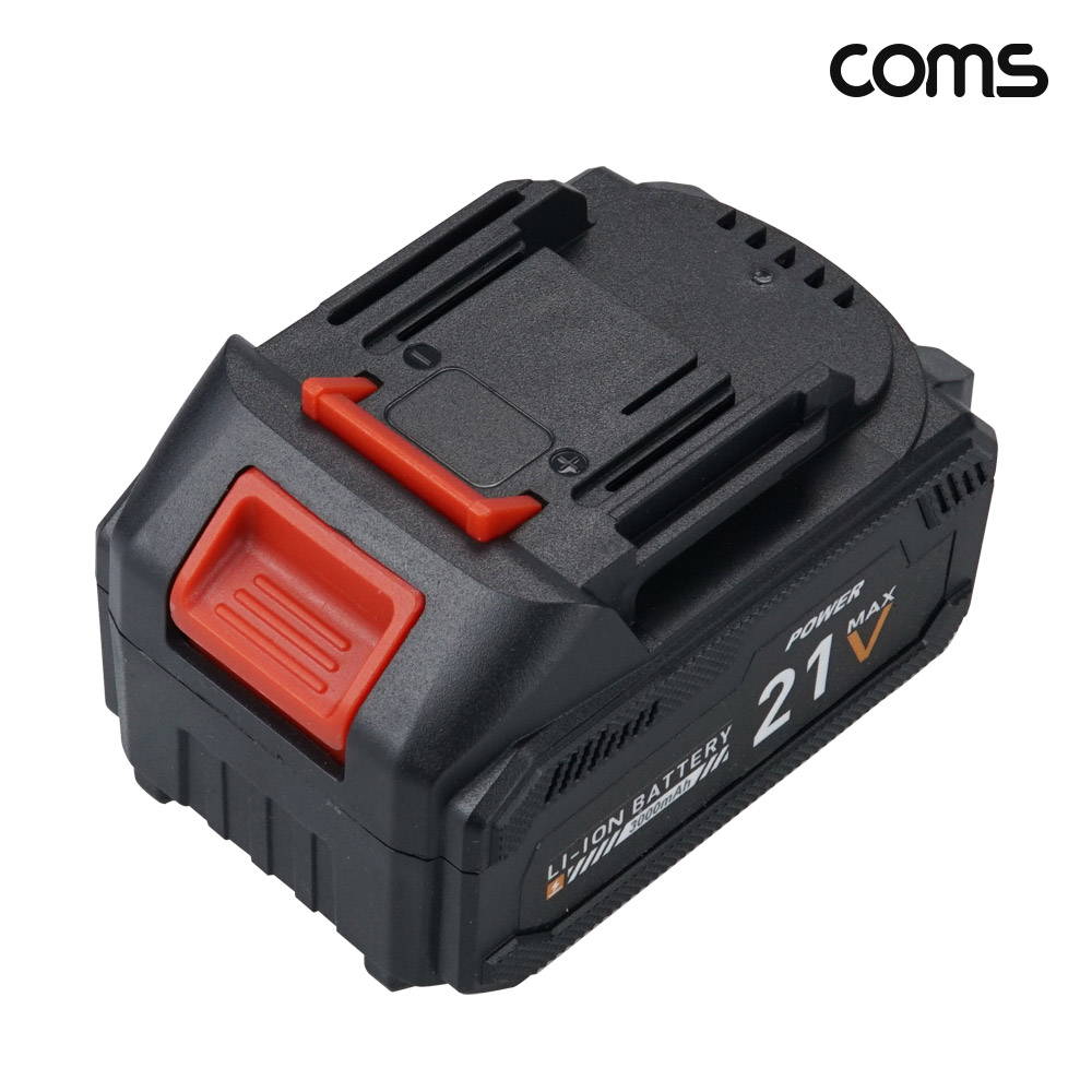 Coms 3000mAh 무선 송풍기 배터리 21V 아답터 포함 BF603 마끼다 호환