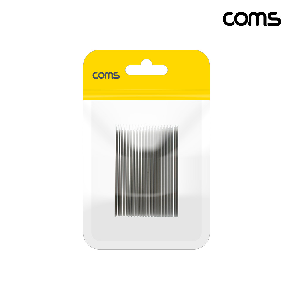Coms 쿨러 방열판 알루미늄 69mm x 100mm x 36mm white