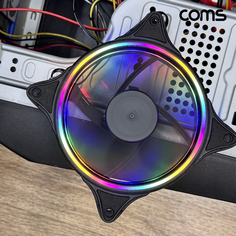 Coms 120mm LED 케이스 쿨링팬