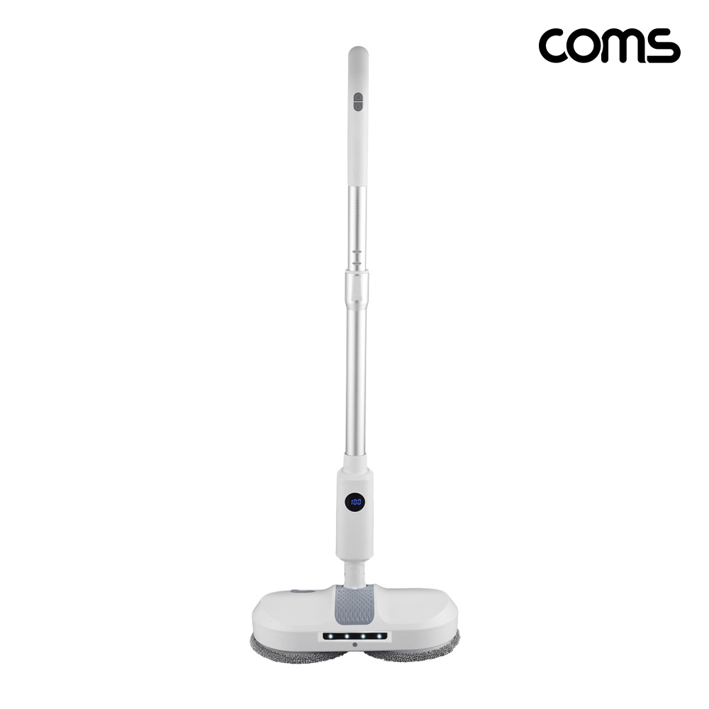 Coms 헤드가 무거운 무선 물걸레 청소기 배터리 착탈식