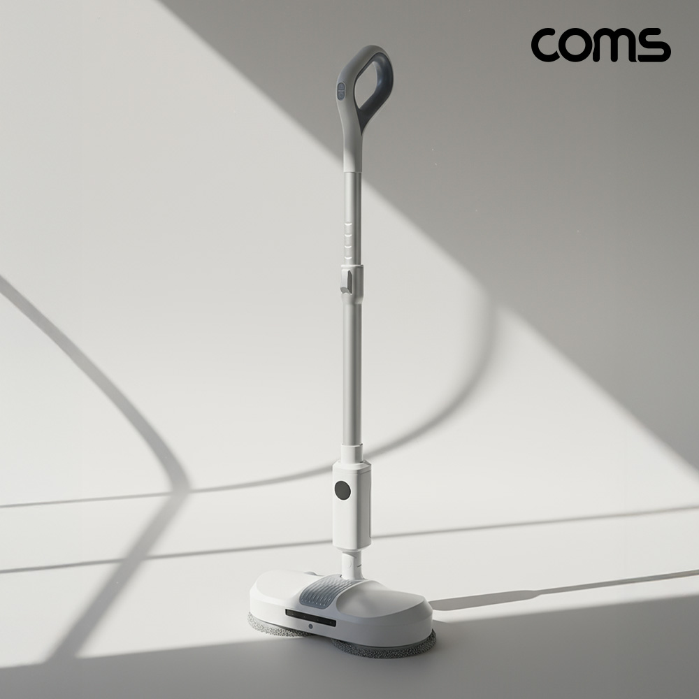 Coms 헤드가 무거운 무선 물걸레 청소기 배터리 착탈식