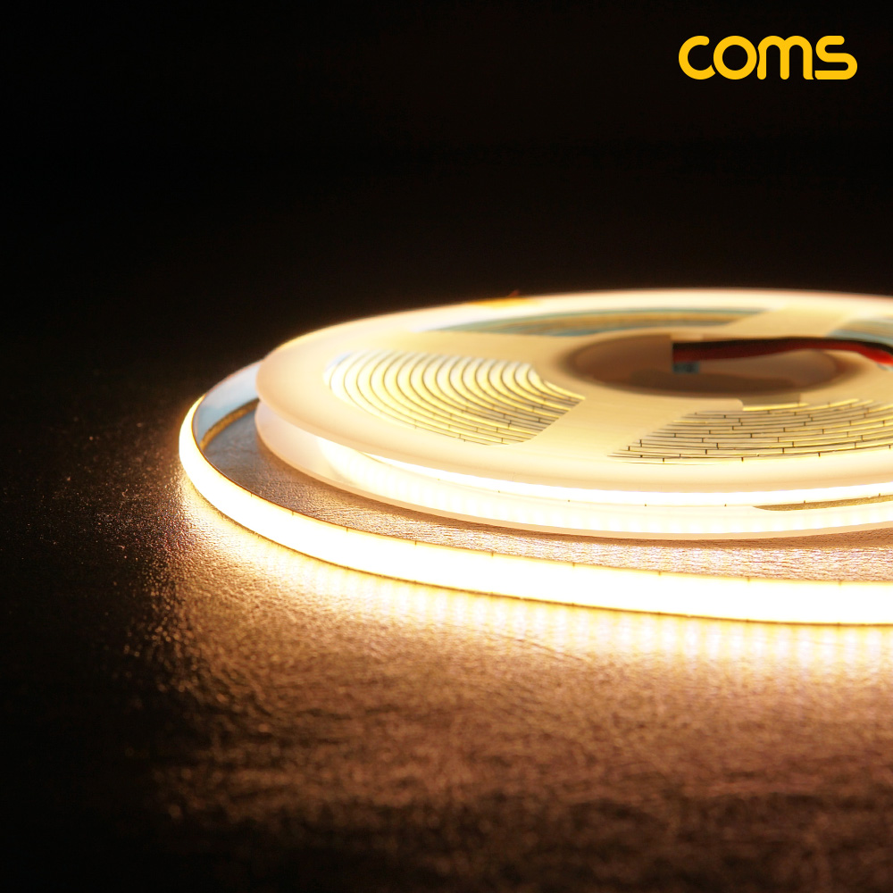 Coms LED 줄조명 슬림형 3000K 너비 5mm DC 12V 초고휘도 슬림형