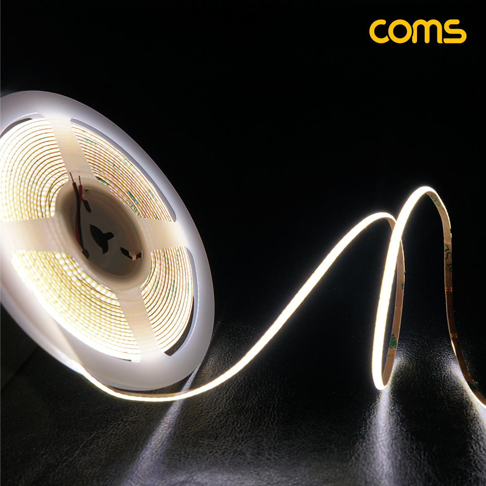 Coms LED 줄조명 슬림형 6000K 너비 3mm DC 12V 초고휘도 슬림형