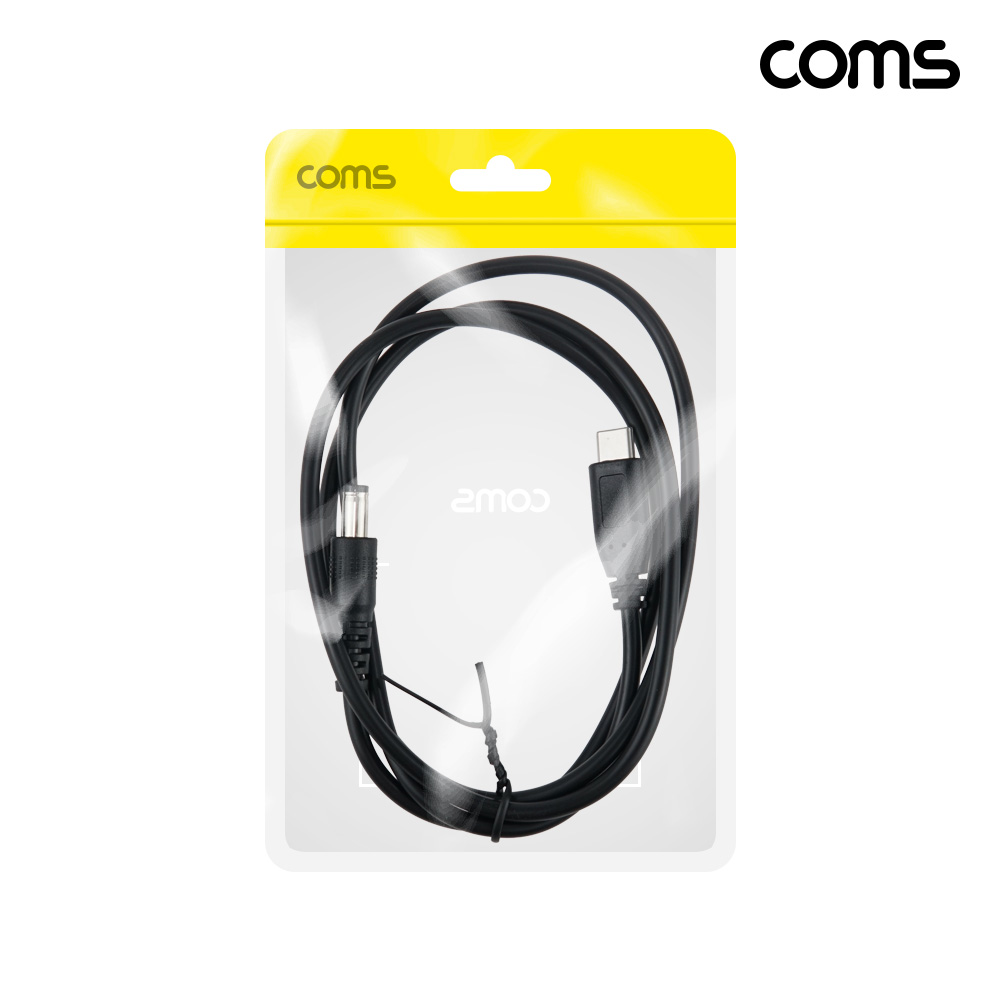 Coms USB-C to DC 12V 전원 변환 케이블 1M C타입 to DC 5.5-2.5