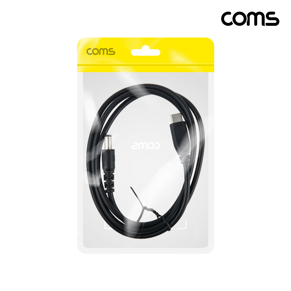 Coms USB-C to DC 9V 전원 변환 케이블 1M C타입 to DC 5.5-2.5