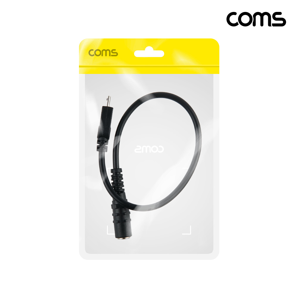 Coms 마이크로 5핀 to DC 전원 변환 케이블 30cm Micro 5Pin to DC 5.5-2.1