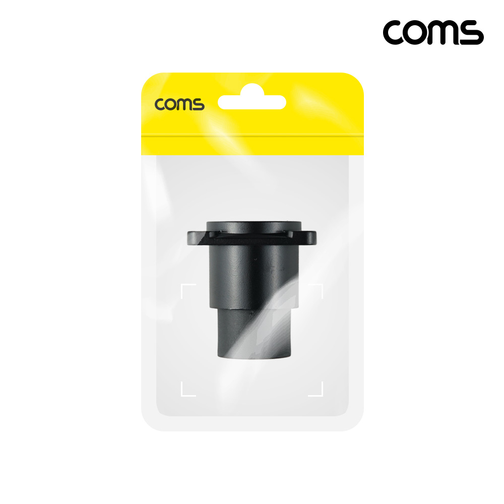 Coms RJ45 패널 마운트 연장 포트 CAT6 LAN 사각 고정형
