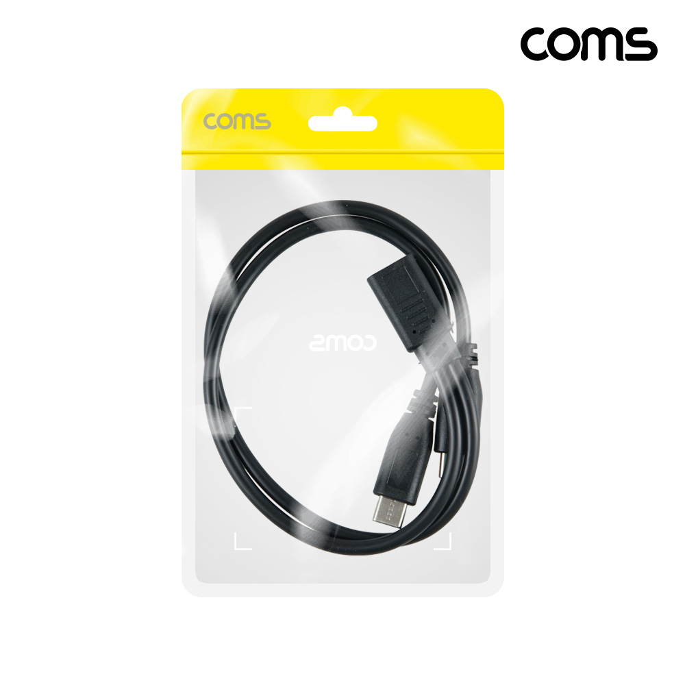 Coms USB-C to 듀얼 C타입 분배 케이블 30cm
