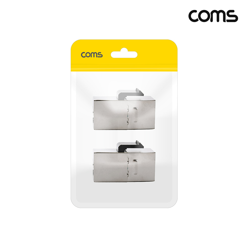 Coms Cat6 커플러 RJ45 I형 8P8C 랜케이블 연장용 2개입